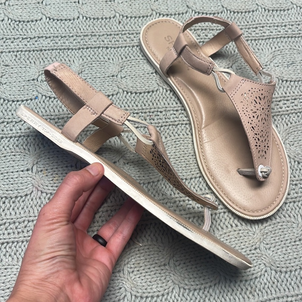 Sperry leather sandals size 8